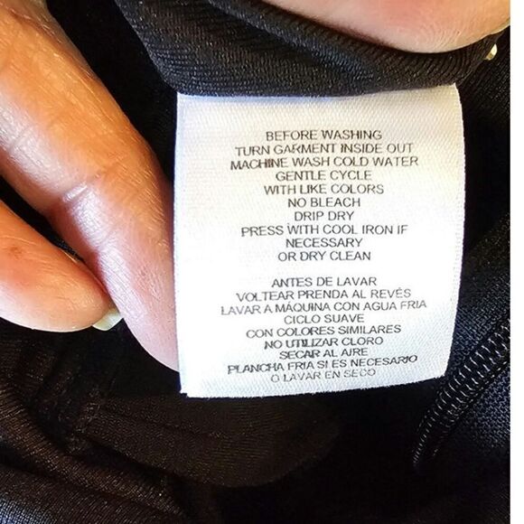 Anne Klein Women's Black Wide Leg Jumpsuit Size 4 - Picture 7 of 9